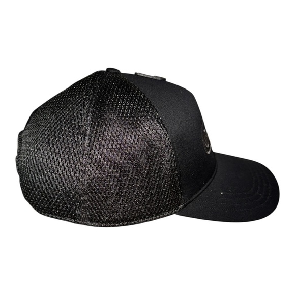 Lululemon VAN CAN 98 Black Trucker Hat Black L/XL NWT Adjustable Mesh Unisex